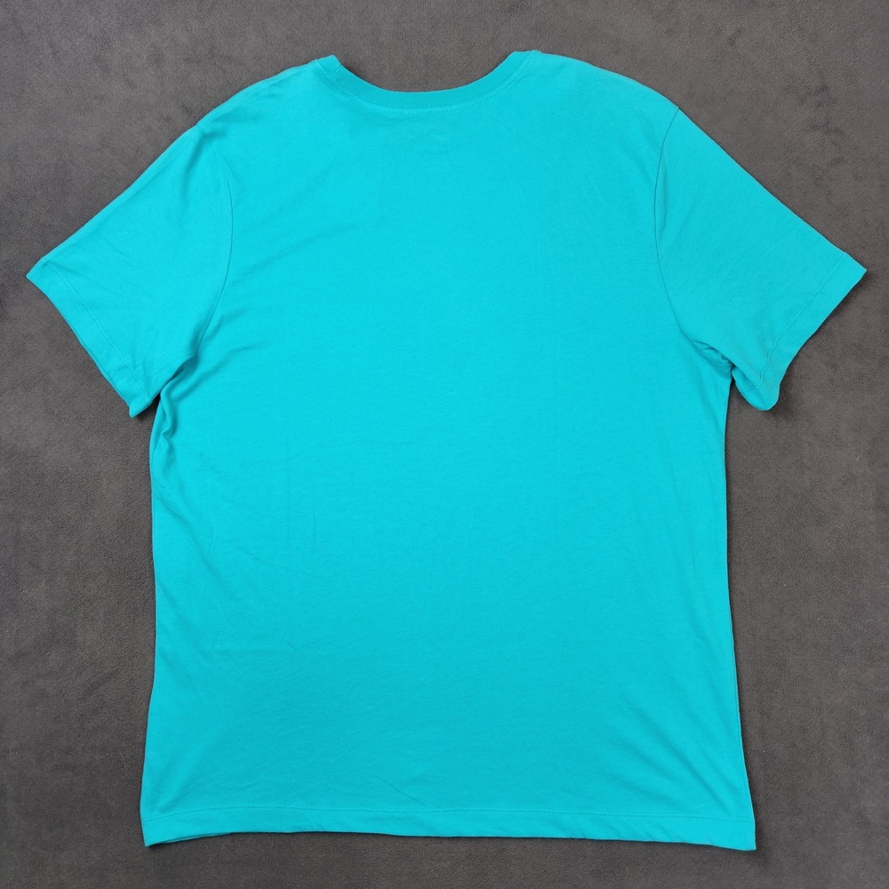Nike Dri-FIT Basketball Shirt Men XL Dusty Cactus Green Spell Out Swoosh Graphic - Picture 2 of 9